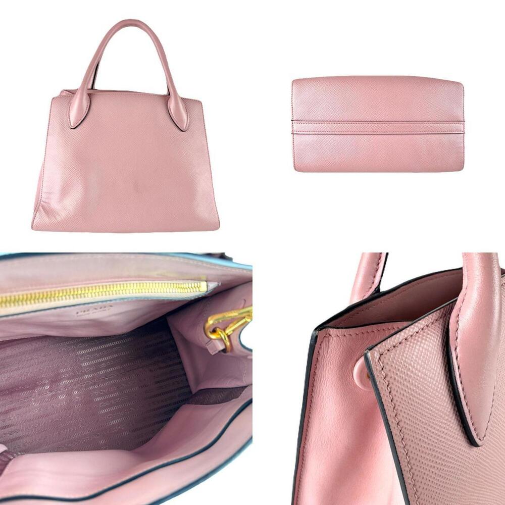 PRADA Pink Leather Shoulder Bag - Picture 3 of 5
